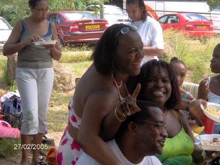 anniversaire de chantal &agrave; la plage